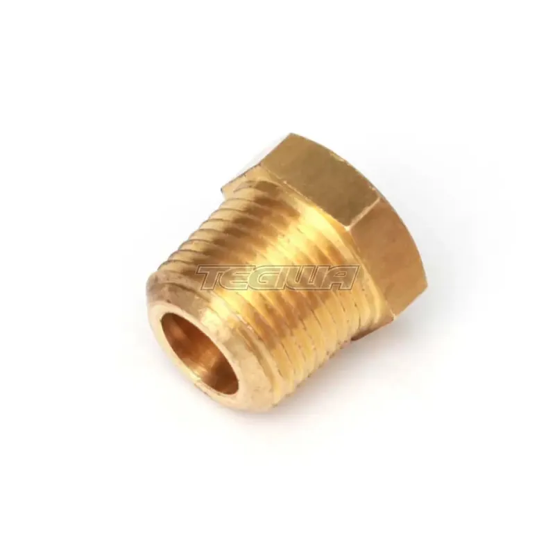 Haltech Adaptor - Brass 1/8in NPTF to 3/8in NPTF Best Choice