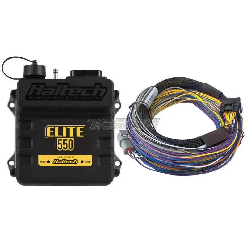 Haltech Elite 550 + Basic Universal Wire-in Harness Kit In Demand