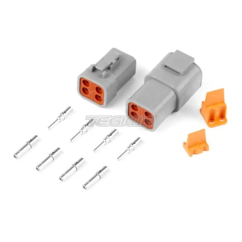 Haltech Plug and Pins Only - Matching Set of Deutsch DTP-4 Connectors Trusted Brand