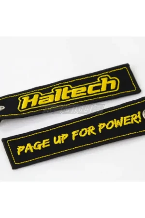 Hot Picks Haltech Fabric Keytag Black