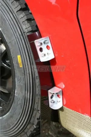 Same Day Shipping RRS Lightweight Aluminium Rally Mud Flap Fastening