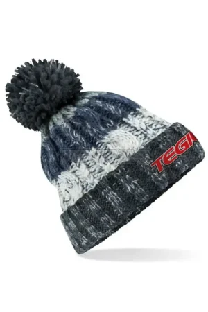 Tegiwa Corkscrew Pom Pom Bobble Hat Bargain