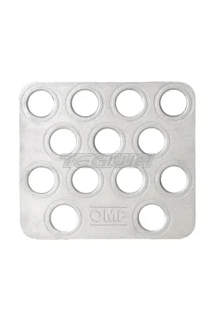 OMP Co-Drivers Footrest In Sandblasted Aluminium While Supplies Last