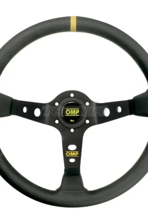 OMP Corsica Steering Wheel Black Smooth Leather 350mm Original