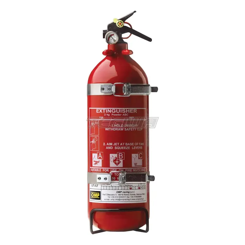 OMP Fire Extinguisher 2kg Powder EN3 Homologated Free Delivery