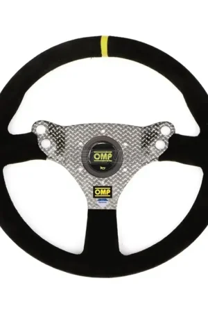 Last Chance OMP 320mm Hybrid S Flat Steering Wheel Black