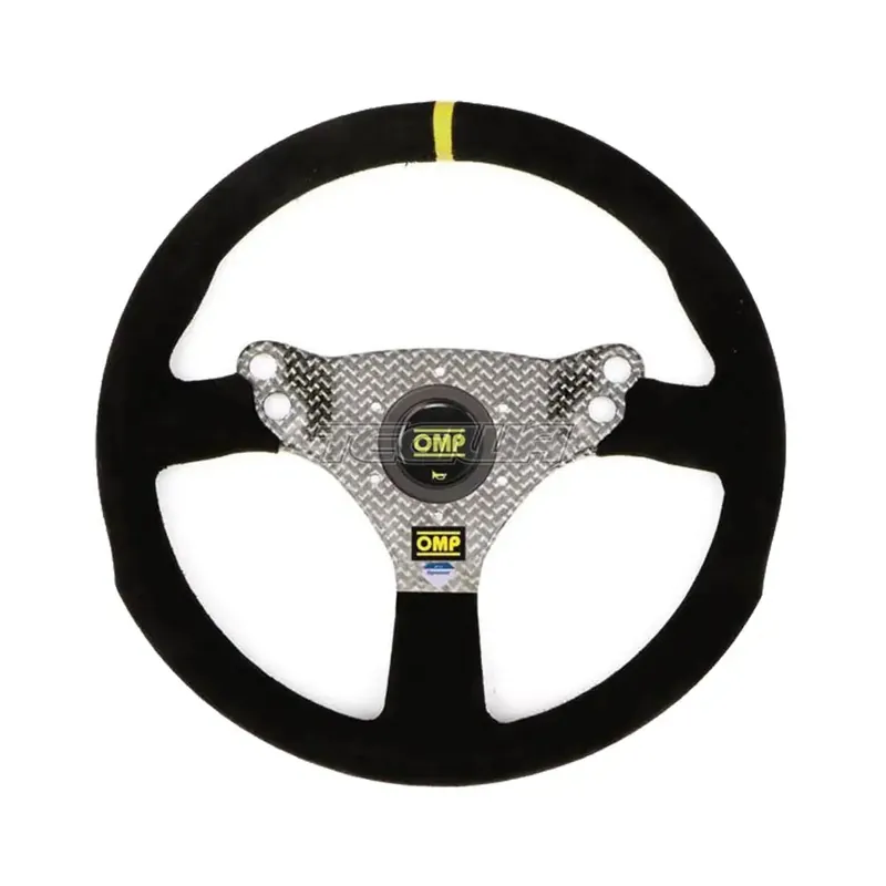 Last Chance OMP 320mm Hybrid S Flat Steering Wheel Black
