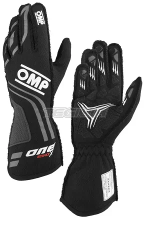 OMP One Evo X Racing Gloves FIA 8856-2018 Save Now