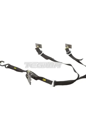 OMP Spare Wheel Tie Down Strap Black Exclusive