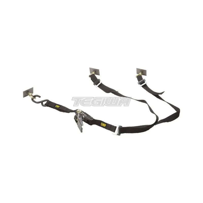 OMP Spare Wheel Tie Down Strap Black Exclusive