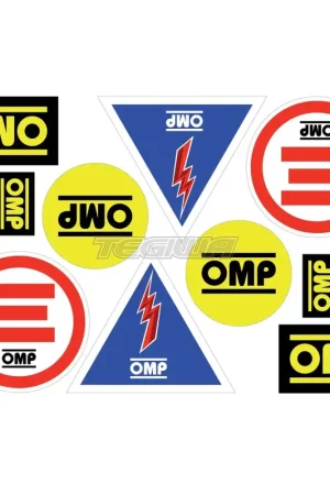 Price Cut OMP Set Omp Stickers 331x220mm