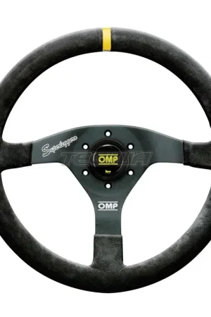 OMP Velocita Superleggero Suede Leather 350mm Steering Wheel Black Modern