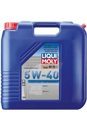 Liqui Moly Smooth Running Performance Engine Oil 5W-40 20L Exclusive