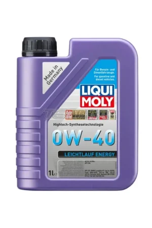 Secure Checkout Liqui Moly Smooth Running Energy Engine Oil 0W-40