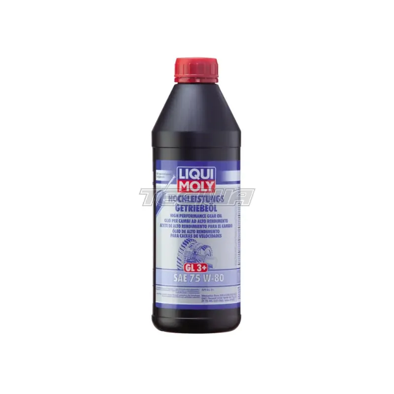 Liqui Moly High Performance Gear Oil GL3+ SAE 75W-80 Price Cut