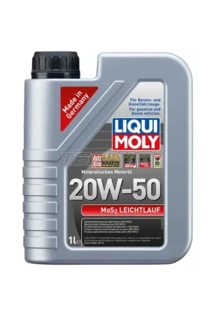 Same Day Shipping Liqui Moly MoS2 Low-Friction Engine Oil 20W-50