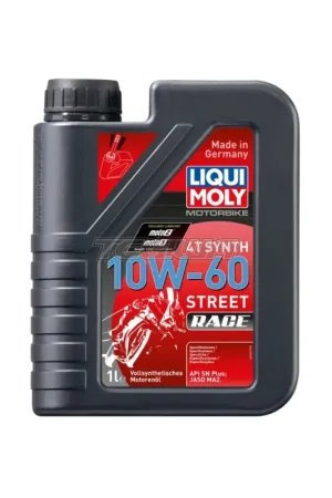 Free Shipping Liqui Moly Motorbike 4T Synth 10W-60 Street Race