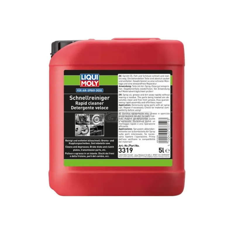 Free Delivery Liqui Moly Rapid Cleaner