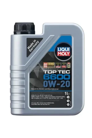 Liqui Moly Top Tec 6600 Engine Oil 0W-20 Direct From Manufacturer