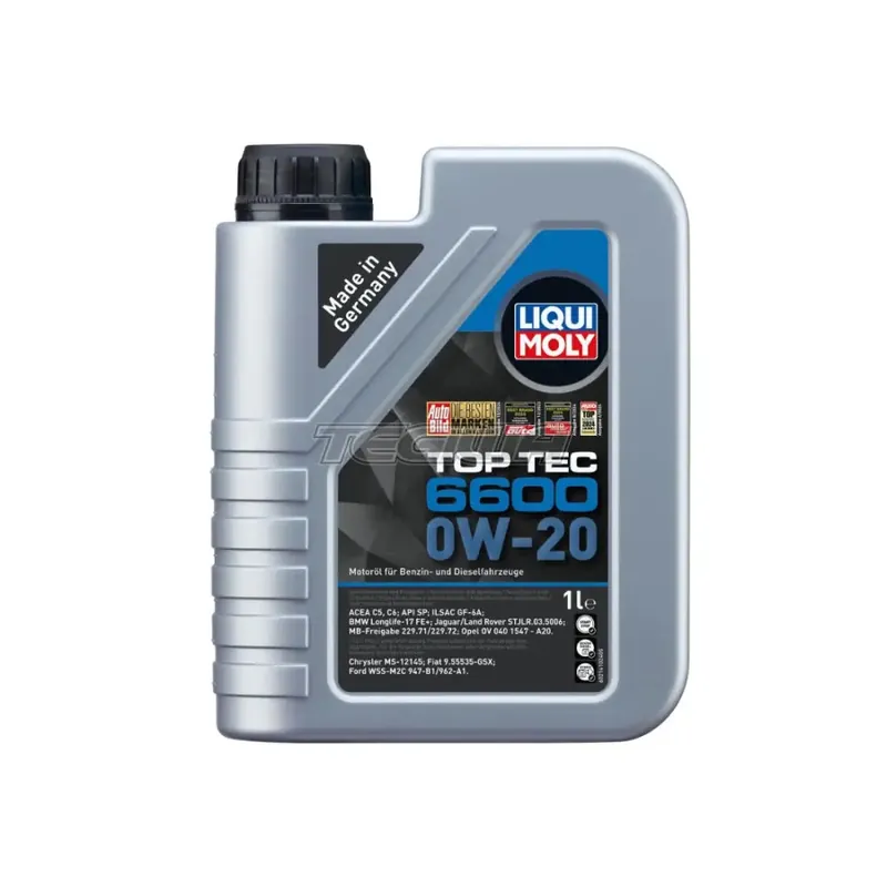 Liqui Moly Top Tec 6600 Engine Oil 0W-20 Direct From Manufacturer