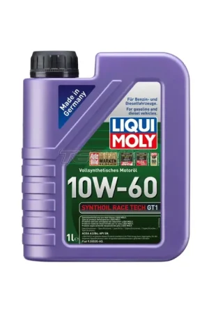 Limited Time Liqui Moly Synthoil Race Tech GT1 Engine Oil 10W-60