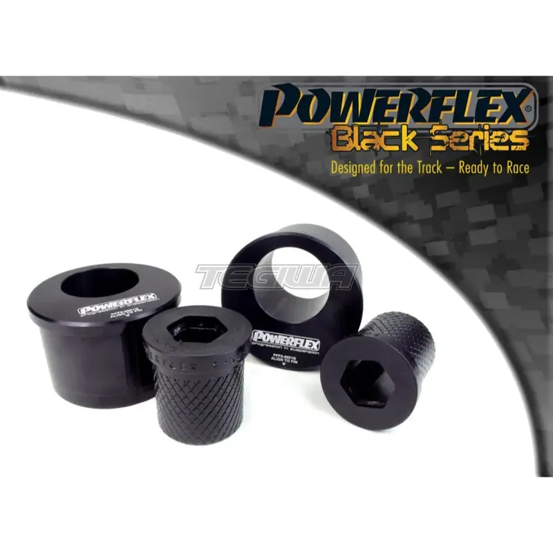 Free Returns Powerflex Black Series Front Wishbone Rear Bush Caster Offset BMW 3 Se