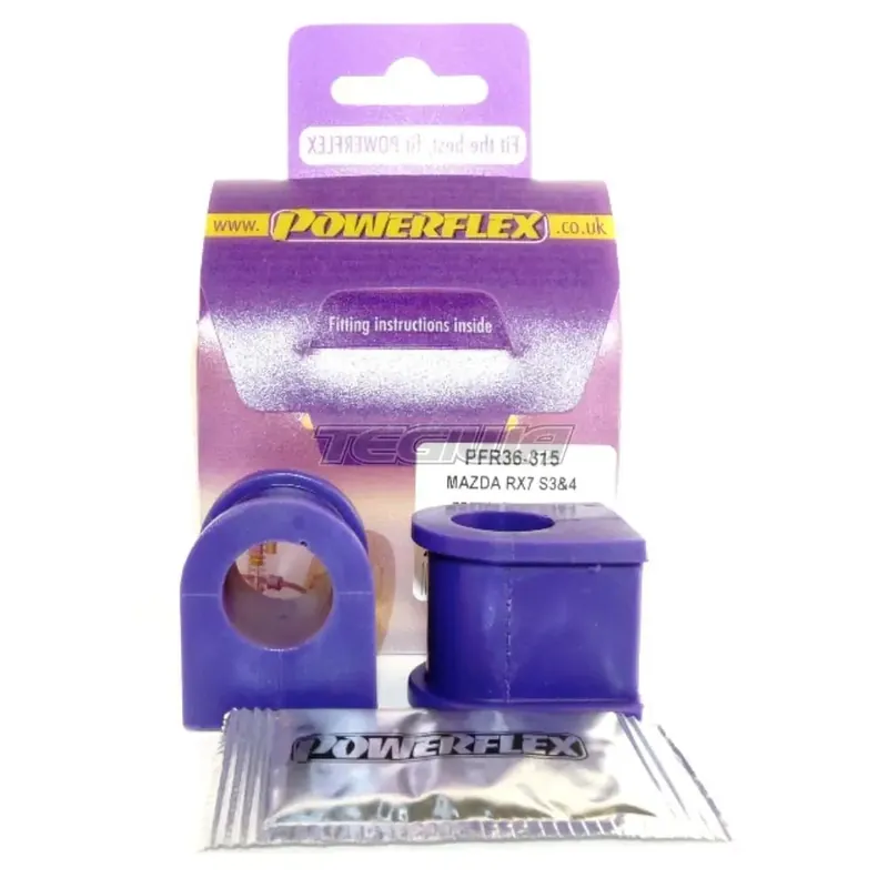 Discount Powerflex Road Series Rear Anti Roll Bar Bush 18mm Mazda RX-7 Gen 3-FD
