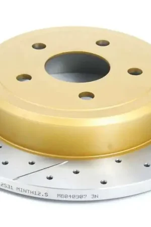 Sale DBA 06-10 Jeep Commander Rear Drilled & Slotted Street Series Rotor