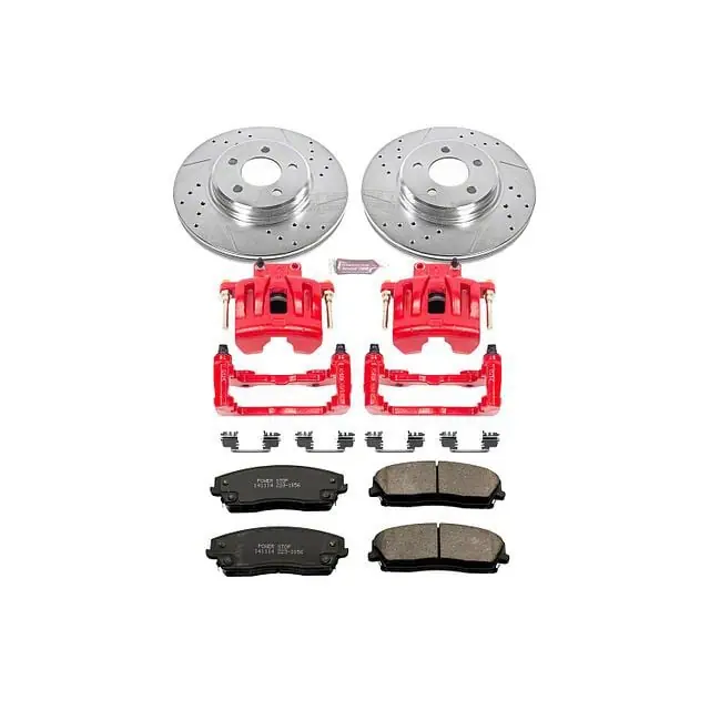 PowerStop Z23 Evolution Sport Brake Rotor, Pad and Caliper Kit; Front Special Discount