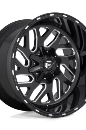 Fuel 1PC D581 TRITON 6X120 20X9 +7 GLOSS BLACK MILLED Popular