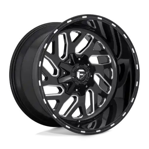 Fuel 1PC D581 TRITON 6X120 20X9 +7 GLOSS BLACK MILLED Popular