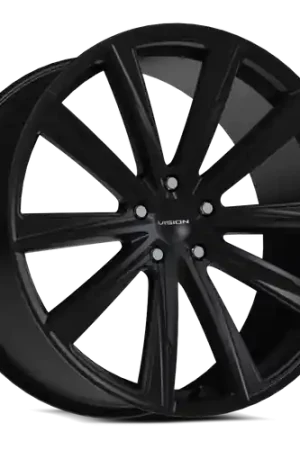 Vision Street-Designs 471 Splinter 5x115 20x10.5+25 Satin Black Fan Favorite
