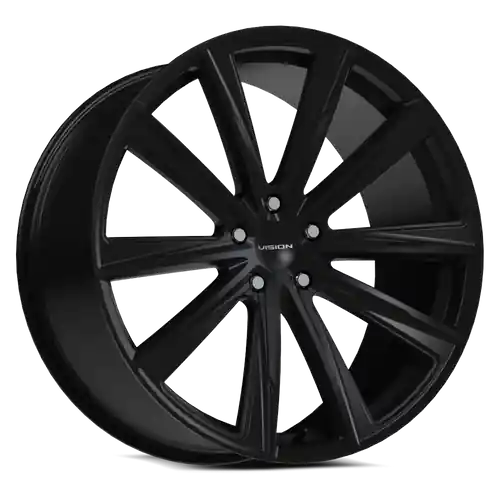 Vision Street-Designs 471 Splinter 5x115 20x10.5+25 Satin Black Fan Favorite