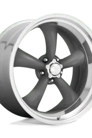 American Racing Vintage VN215 CLASSIC TORQ THRUST II 5X120.65 14X6 -2 MAG GRAY W/ MACHINED LIP Limited Edition