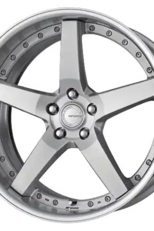 Work Gnosis Gr203 5x112 19x10+30 H Disk Brush Silver Clear In Demand