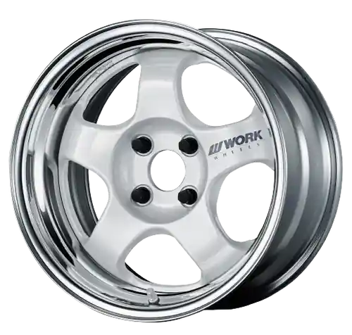Express Delivery Work Meister S1 2P 5x108 15x7.5+45 A Disk White