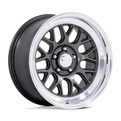 American Racing Vintage VN516 G-FORCE 5X120.65 18x8 +0 MATTE ANTHRACITE W/ DIAMOND CUT LIP Fast Shipping