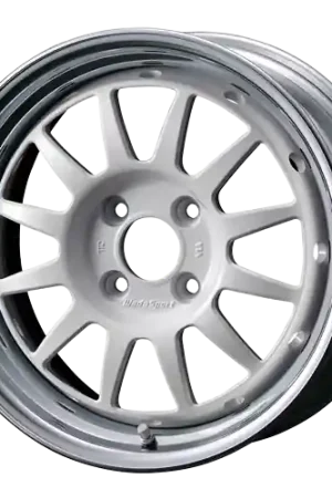 New Release WedsSport Racing 2-Piece 4x100 15x7.0+27 White