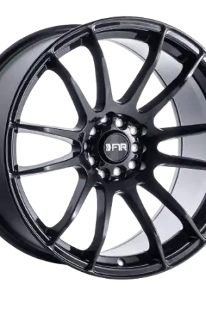 F1R F107 5x100/5x114.3 17x8 +35 Gloss Black Worldwide Shipping