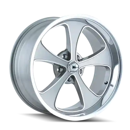 Ridler Type 645 5x120.65 20x8.5+0 Grey/Machined Face/Polished Lip Fan Favorite