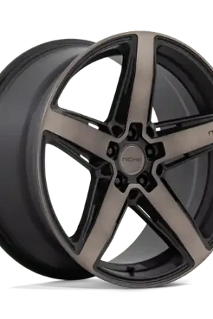 Exclusive Niche 1PC M271 TERAMO 5X115 20X9.5 +15 MATTE BLACK WITH DOUBLE DARK TINT FACE
