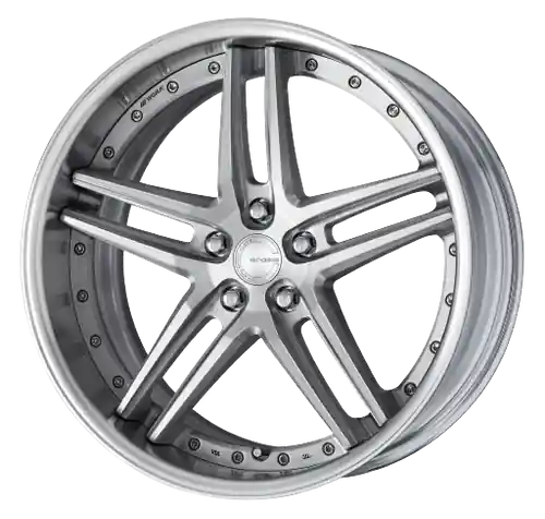 Work Gnosis Gr205 5x114.3 20x11+0 W Disk Brush Silver Clear Brand New