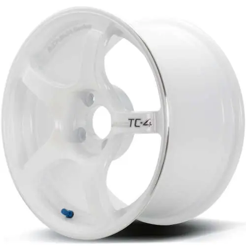 Advan Racing TC4 5x120 18x9.0 +53 RACING WHITE METALLIC & RING Buy Today