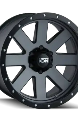 Top Rated Ion Type 134 6x139.7 18x10-19 Matte Gunmetal/Black Beadlock