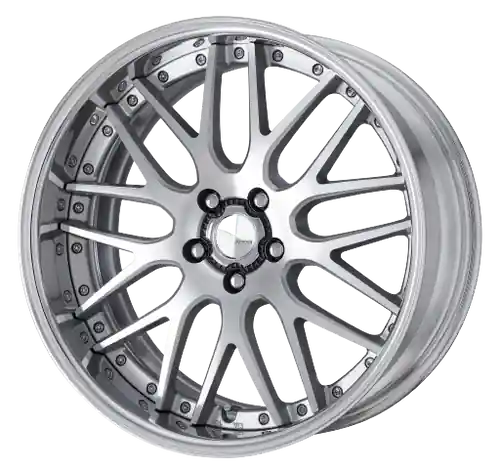 Work Lanvec Lm1 5x100 19x9+45 O Disk Machine Silver Polish Certified