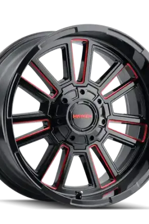 Mayhem Apollo 8115 6x135/6x139.7 20x10-19 Gloss Black/Prism Red Milled Grab Now