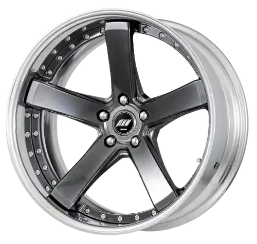 Direct From Factory Work Zeast Black Label Bst2 5x114.3 19x11+22 R Disk Brilliant Silver Black