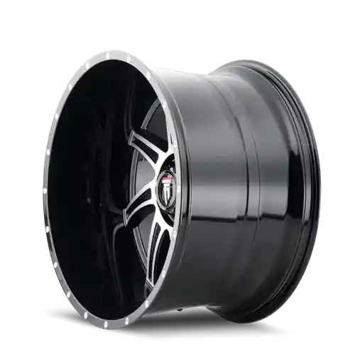 American Truxx Vortex AT162 6x135 20x10-24 Black/Machined Free Returns