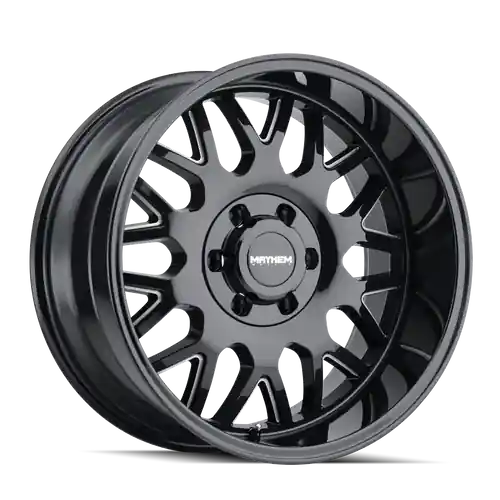 Price Drop Mayhem Tripwire 8110 8x170 20x9+0 Gloss Black/Milled Spokes