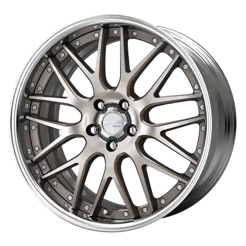 In Demand Work Lanvec Lm1 5x100 19x9+45 A Disk Trans Gray Polish